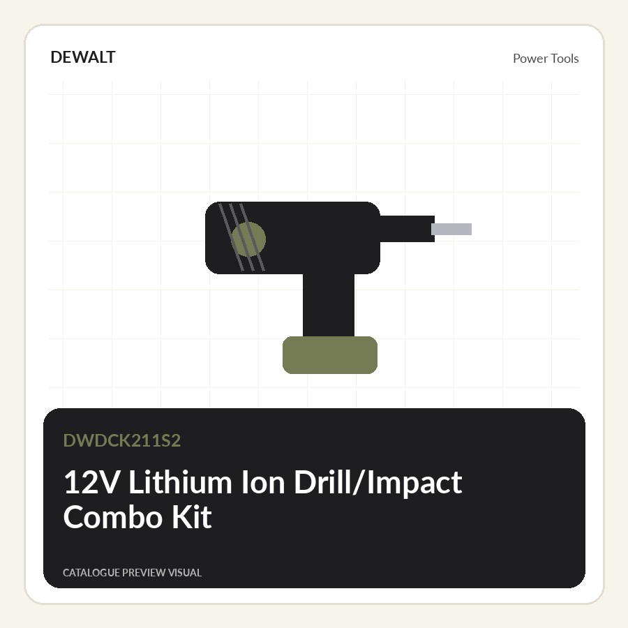 12V Lithium Ion Drill/Impact Combo Kit
